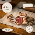 צמיד ורה Sphere ורוד מכסף