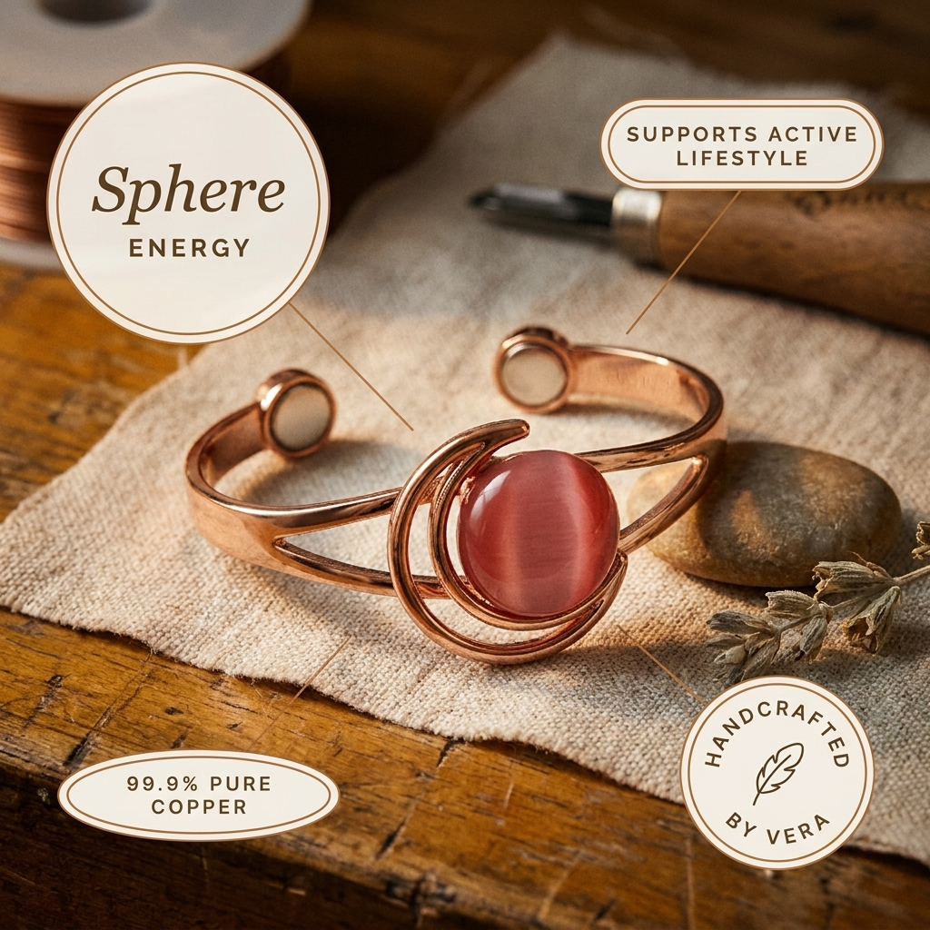 צמיד ורה Sphere ורוד מכסף